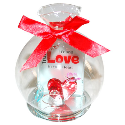"Love Message in a Glass Jar -1603C-2-006 - Click here to View more details about this Product